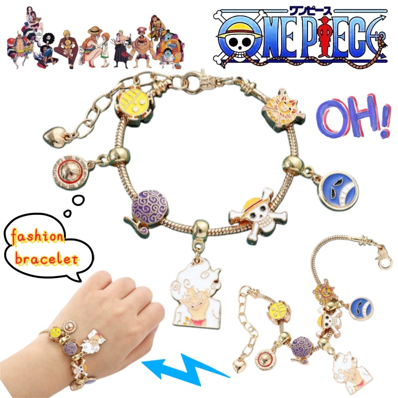 Anime Merchandise In Japan - Pulseira Criativa Personalizada One Piece Monkey·D·Luffy