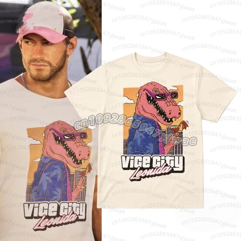 Anime Merchandise Online - Camiseta Estampada Crocodilo Leonida Jason Vice