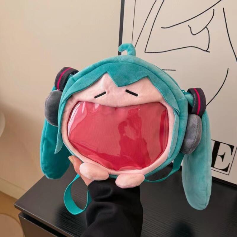 Anime Merchandise Bag - Bolsa Transversal de Pelúcia Hatsune Miku