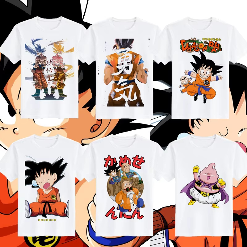 Anime Merchandise Brands - 2026 Nova Coleção Dragon Ball: Camiseta
