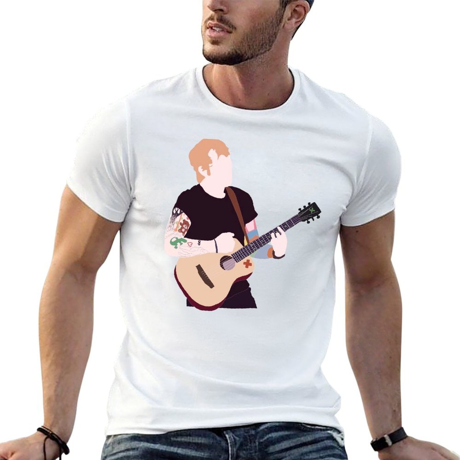 Anime Merchandise Shirt - Merchandise Oficial de Ed Sheeran, Camiseta