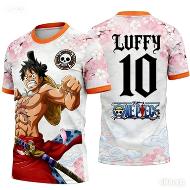 Anime Merchandise Online - Camiseta de Treino com Estampa de