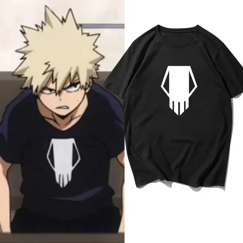 Anime Merchandise Online - Camiseta de Moda Estampada My Hero