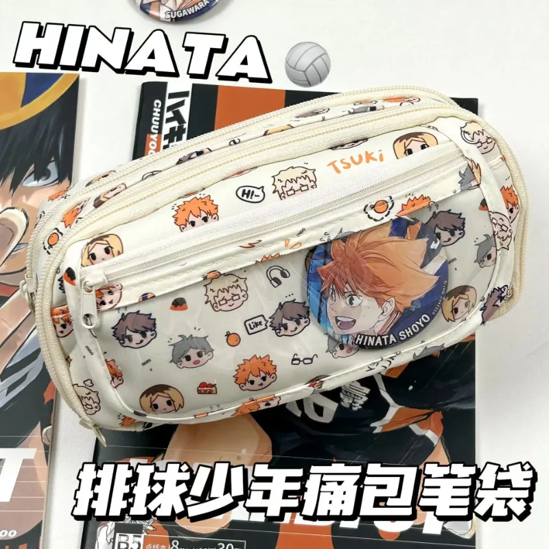 Anime Merchandise Bag - Anime Haikyuu!! Estojo de Lápis Kawaii