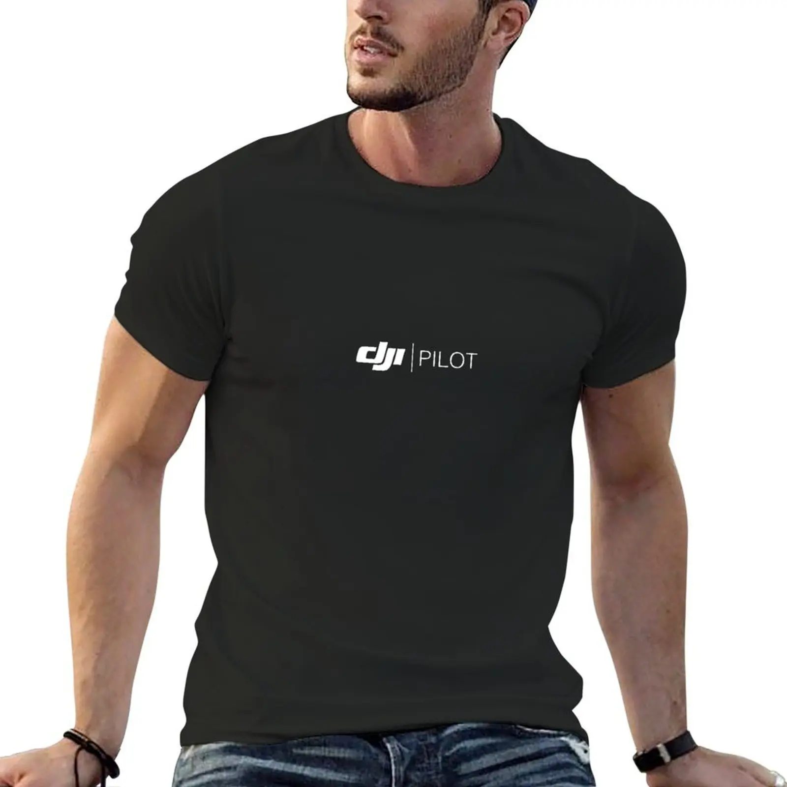 Anime Merchandise Shirt - Melhor vendedor-dji piloto mercadoria camiseta gráfico