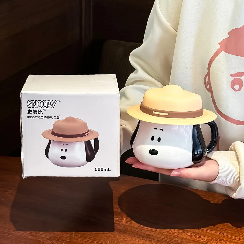 Anime Merchandise Ideas - Caneca de Cerâmica Snoopy com Design