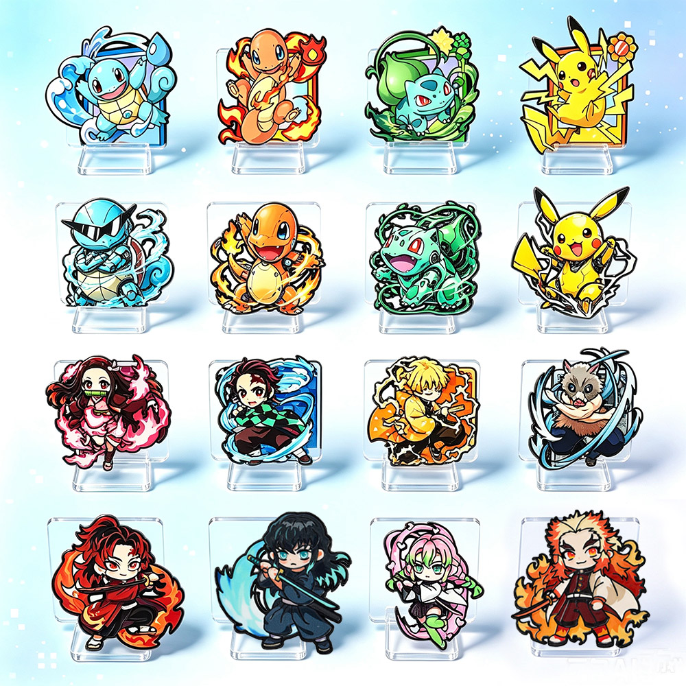 8 Peças Pins de Esmalte Anime  - Enamel Pin Set avaliação e preço