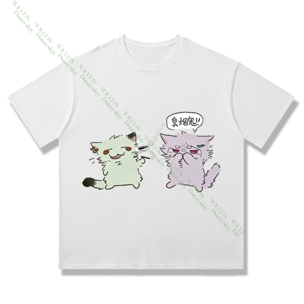 Camiseta de Algodão Chainsmoke - Anime Merchandise Shirt avaliação e preço