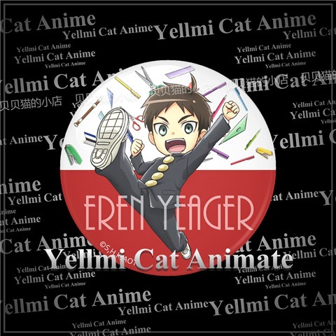Crachá de Anime Attack on Tita - Anime Merchandise Bag avaliação e preço