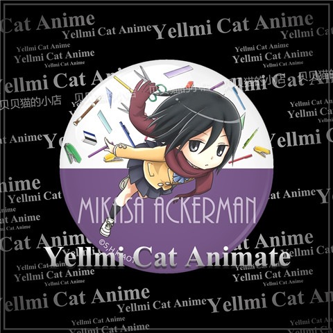 Crachá de Anime Attack on Tita - Anime Merchandise Bag avaliação e preço