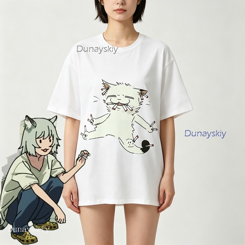 Camiseta de Algodão com Estamp - Anime Merchandise Shirt avaliação e preço