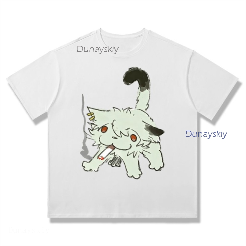 Camiseta de Algodão com Estamp - Anime Merchandise Shirt avaliação e preço