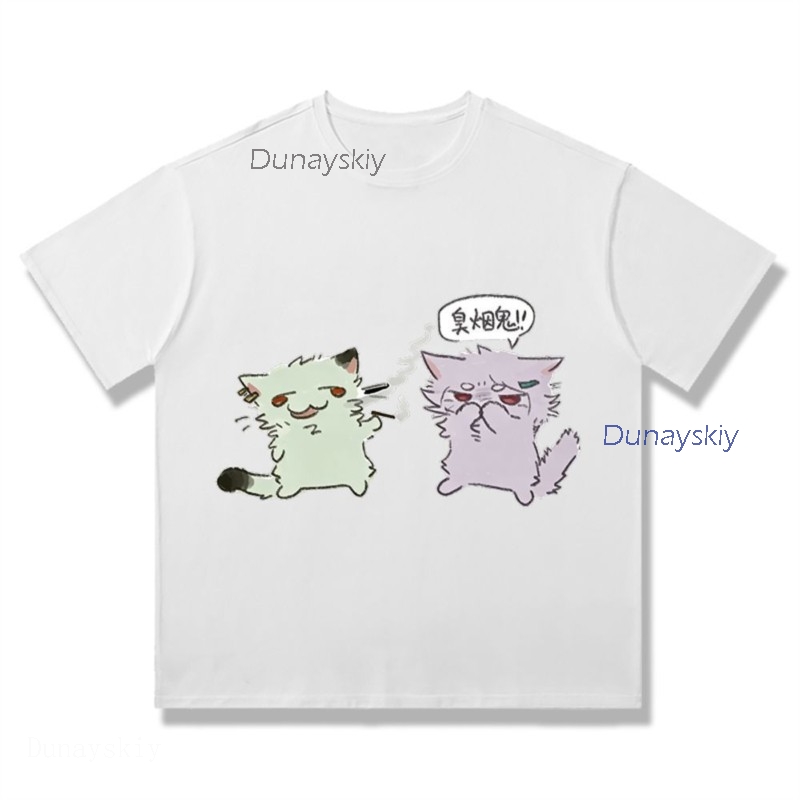 Camiseta de Algodão com Estamp - Anime Merchandise Shirt avaliação e preço
