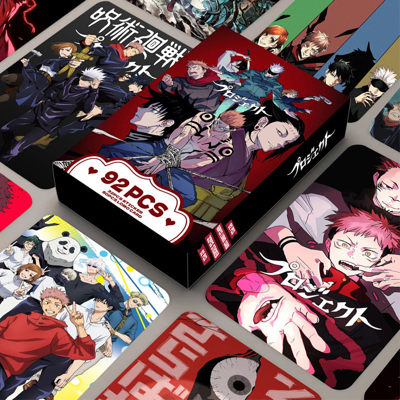 92 Cartas Jujutsu Kaisen de Du - Anime Merchandise Bag avaliação e preço