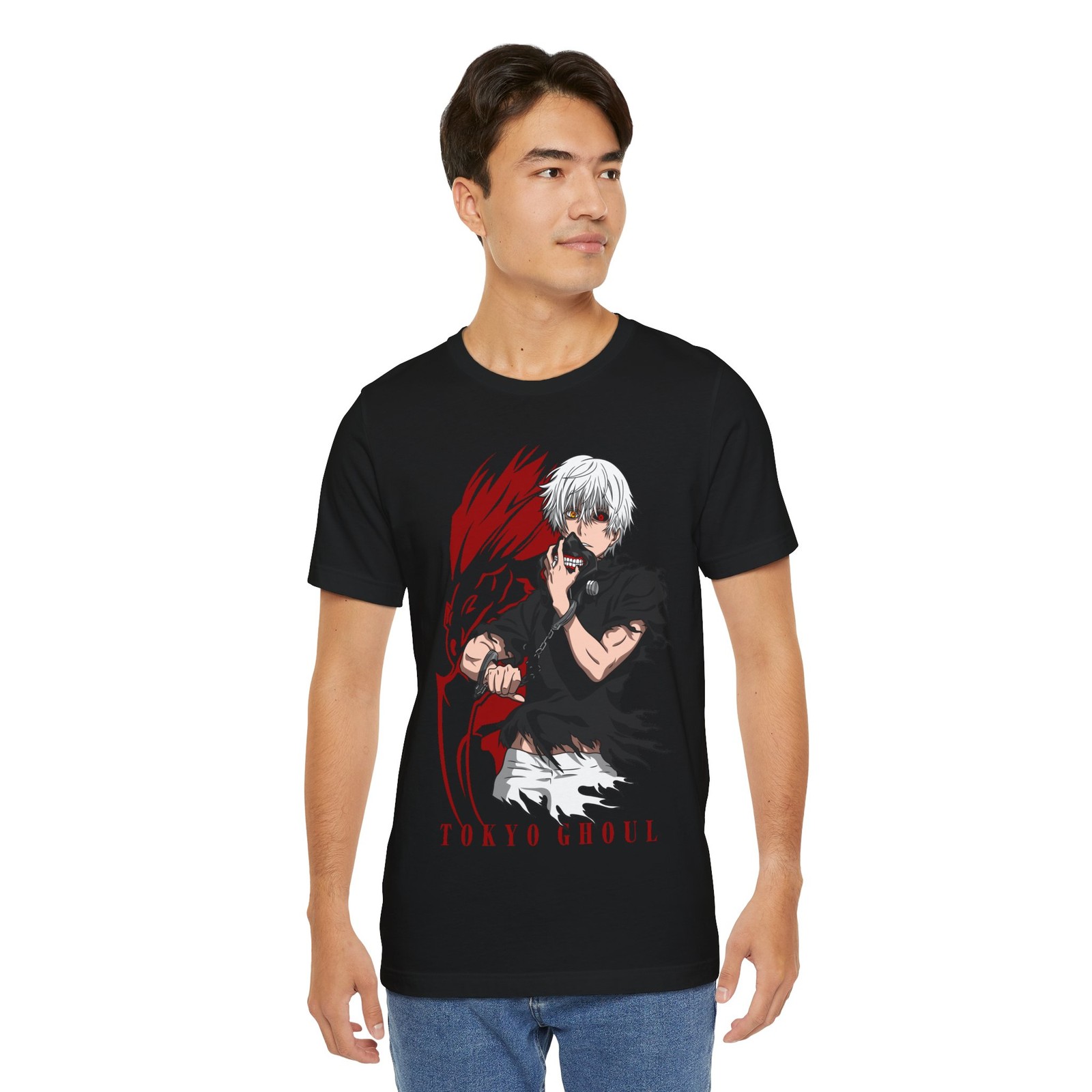 Camiseta de Anime Tokyo Ghoul, - Anime Merchandise Shirt avaliação e preço